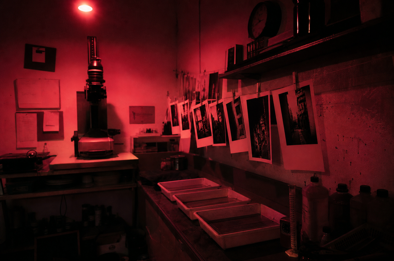 Camera oscura per lo sviluppo della pellicola